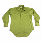 Vintage Arrow Dress Shirt Green 70s Kent Collection Drake II Avocado Adult LARGE