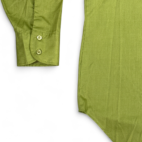 Vintage Arrow Dress Shirt Green 70s Kent Collection Drake II Avocado Adult LARGE