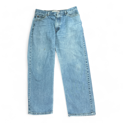 Levis 550 Jeans Blue Relaxed Fit Light Wash Y2K Mens 34x28