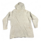 Vintage Eddie Bauer Jacket Brown Linen Anorak Parka 90s Womens LARGE