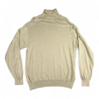 Vintage Izod Sweater Brown Golf Turtleneck Pullover 90s Adult MEDIUM