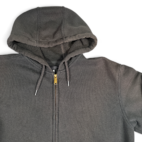 Carhartt Sweater Black Hoodie Jacket Loose Fit Distressed Adult LARGE