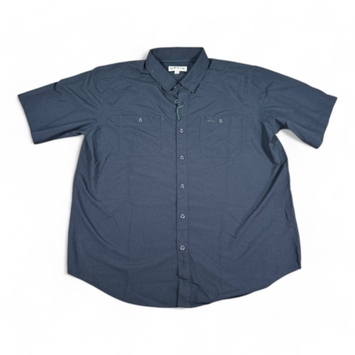 Orvis Shirt Navy Blue Outdoor Sportswear Pockets Adult EXTRA LARGE