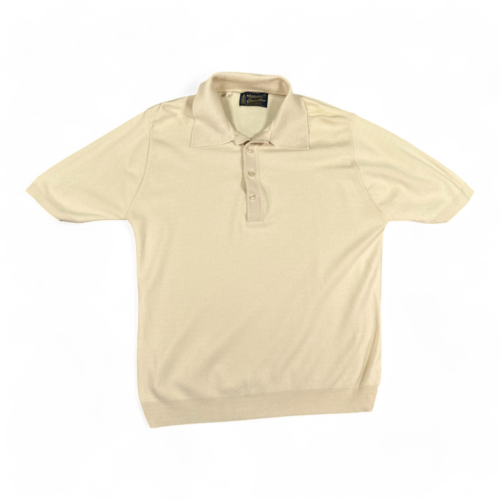 Vintage Arrow Polo Shirt Brown Cavalier Antron Nylon Goodfellas 70s Adult MEDIUM