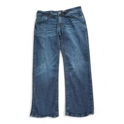TK Axel Jeans Blue Slim Bootcut Dark Wash Stretch Mens 34x28