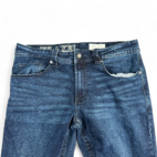 TK Axel Jeans Blue Slim Bootcut Dark Wash Stretch Mens 34x28