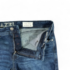 TK Axel Jeans Blue Slim Bootcut Dark Wash Stretch Mens 34x28
