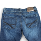 TK Axel Jeans Blue Slim Bootcut Dark Wash Stretch Mens 34x28