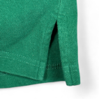 Vintage Bugle Boy Polo Shirt Blue Green Colorblock Crest 90s Adult SMALL