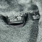 Mountain Hardwear Jacket Black Gray Fleece Deep Pile Monkey Man Polartec Sherpa Adult EXTRA LARGE
