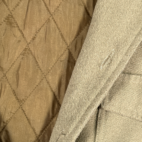 Vintage Chore Coat Brown Lumber Northland Workwear Shirt Quilted Lining 70s Adult LARGE