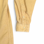 Vintage Ralph Lauren Shirt Yellow Corduroy Blaire Small Pony 90s Adult LARGE