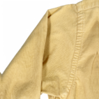 Vintage Ralph Lauren Shirt Yellow Corduroy Blaire Small Pony 90s Adult LARGE
