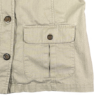 Christopher & Banks Chore Coat Brown Corduroy Barn Womens LARGE