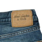 Abercrombie & Fitch Jeans Blue Slim Straight Dark Wash Button Fly Mens 39x31