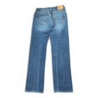 Abercrombie & Fitch Jeans Blue Slim Straight Dark Wash Button Fly Mens 39x31