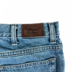 LL Bean Jeans Blue Classic Fit Light Wash Mens 34x34