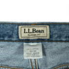 LL Bean Jeans Blue Classic Fit Light Wash Mens 34x34