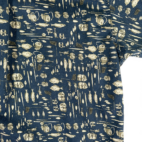 Woolrich Shirt Blue Fishing Tackle Reel Button Up Adult EXTRA LARGE