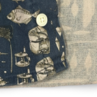 Woolrich Shirt Blue Fishing Tackle Reel Button Up Adult EXTRA LARGE