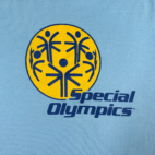 Vintage Special Olympics Shirt Blue Sports Games Competition 80s Adult SMALL