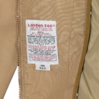 Vintage London Fog Safari Jacket Brown 46 Regular 70s Adult EXTRA LARGE