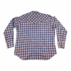 Vintage Youngbloods Western Shirt Purple White Plaid Pearl Snap 90s Adult EXTRA LARGE
