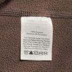 Eddie Bauer Sweater Brown Fleece First Ascent 1/4 Quarter Zip Womens MEDIUM