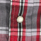 Vintage Ely Cattleman Western Shirt Red Black Plaid Pearl Snap 90s Adult EXTRA LARGE