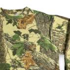 Vintage Camouflage Shirt Green Brown RealTree Camo Pocket 90s Adult LARGE