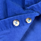 Vintage Corduroy Shirt Adult LARGE Blue Bonkers of London Buffalo Check 90s