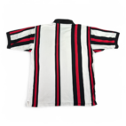 Vintage Indiana University Polo Shirt Adult MEDIUM White Black Red IU Gold 90s