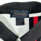 Vintage Indiana University Polo Shirt Adult MEDIUM White Black Red IU Gold 90s