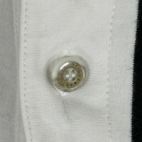 Vintage Indiana University Polo Shirt Adult MEDIUM White Black Red IU Gold 90s