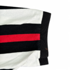 Vintage Indiana University Polo Shirt Adult MEDIUM White Black Red IU Gold 90s