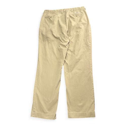 Vintage Polo Ralph Lauren Pants Mens 37x31 Brown Khaki Classic Chino Preppy 90s