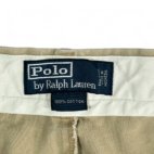Vintage Polo Ralph Lauren Pants Mens 37x31 Brown Khaki Classic Chino Preppy 90s