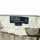 Vintage Polo Ralph Lauren Pants Mens 35x29 Brown Khaki Ethan Preppy Pleated 90s