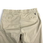 Vintage Polo Ralph Lauren Pants Mens 35x29 Brown Khaki Ethan Preppy Pleated 90s