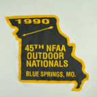 Vintage Archery Shirt Adult MEDIUM White NFAA Outdoor Nationals Field 90s