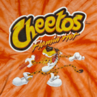 Cheetos Shirt Adult MEDIUM Orange Tie Dye Flamin Hot Chester Cheeta