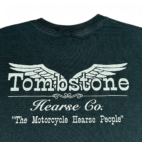 Motorcycle Shirt Tombstone Adult EXTRA LARGE Black Tombstone Hearse Grim Reaper Y2K