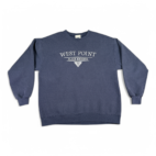 Vintage West Point Sweater Adult SMALL Blue Army Black Knights Spell Out 90s