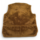 Vintage Hunting Vest Adult LARGE Brown Panhandle Slim Western Sherpa Reversible 70s