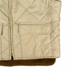Vintage Hunting Vest Adult LARGE Brown Panhandle Slim Western Sherpa Reversible 70s