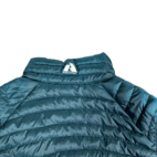 Eddie Bauer Vest First Ascent Womens MEDIUM Green Puffer Goose Down Pertex 800