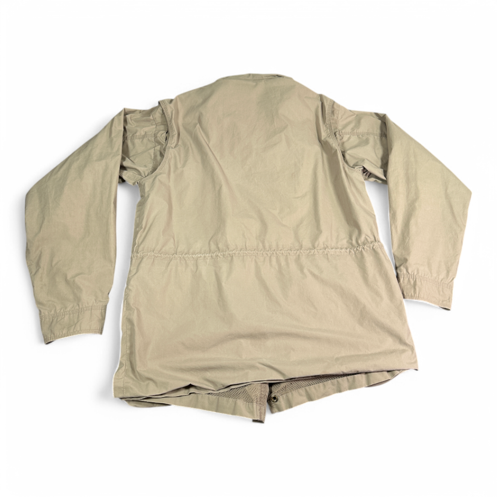 Vintage Izod Jacket Adult MEDIUM Brown Safari Field Mesh Outdoor Hooded 90s-3 Vintage Izod Jacket Adult MEDIUM Brown Safari Field Mesh Outdoor Hooded 90s