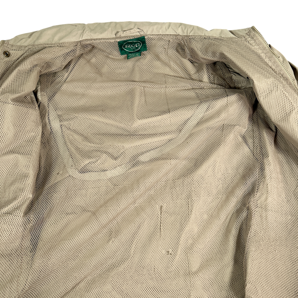 Vintage Izod Jacket Adult MEDIUM Brown Safari Field Mesh Outdoor Hooded 90s-6 Vintage Izod Jacket Adult MEDIUM Brown Safari Field Mesh Outdoor Hooded 90s