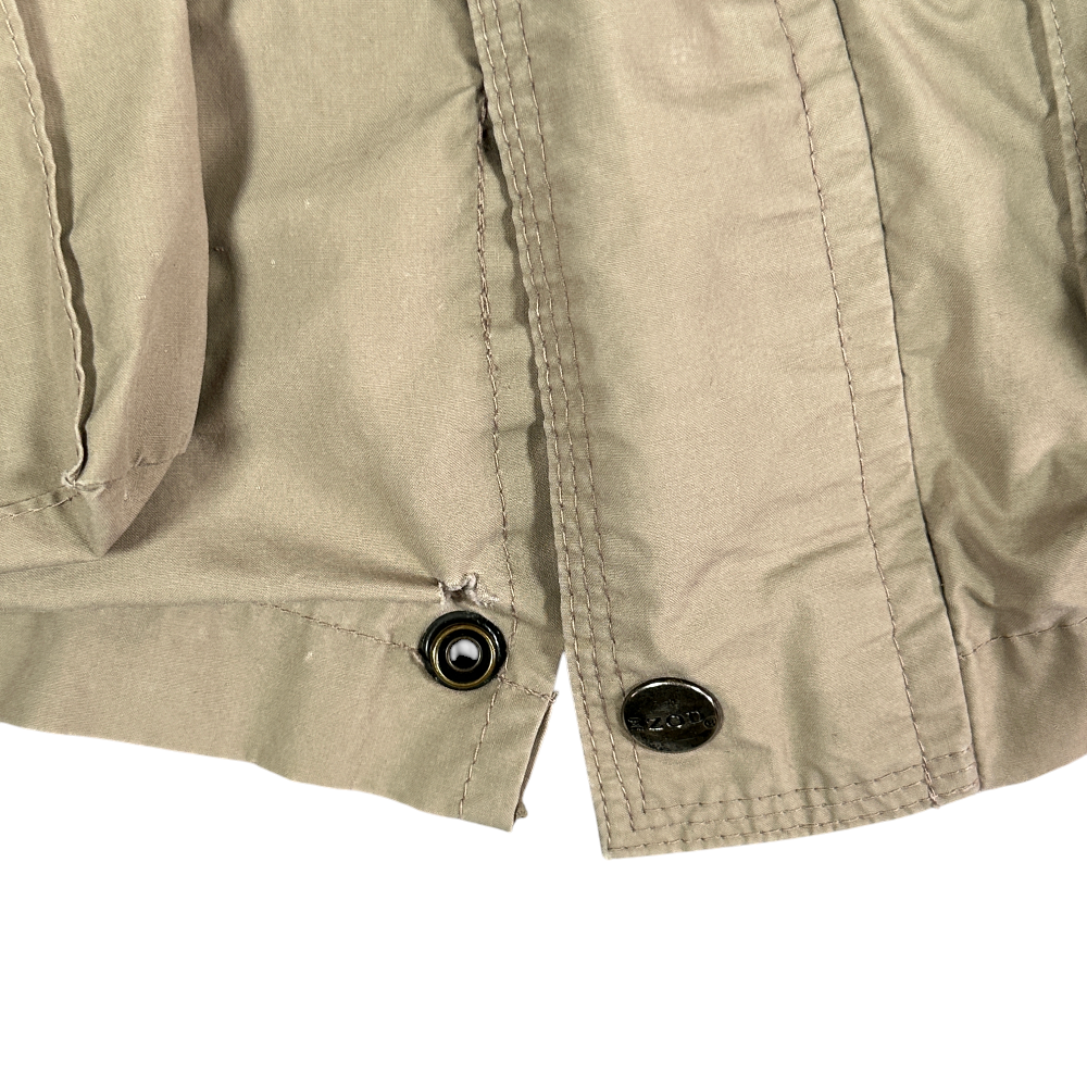 Vintage Izod Jacket Adult MEDIUM Brown Safari Field Mesh Outdoor Hooded 90s-8 Vintage Izod Jacket Adult MEDIUM Brown Safari Field Mesh Outdoor Hooded 90s