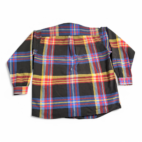 Cinch Western Shirt Adult EXTRA LARGE Black Yellow Blue Plaid Rodeo Cowboy Work